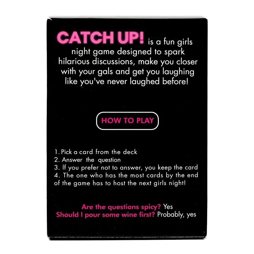 Tipsy Hoe Catch Up! Girls Night - Ladies Night Game for Party Bachelorette Parties and Bridal Shower Game Drinking Games