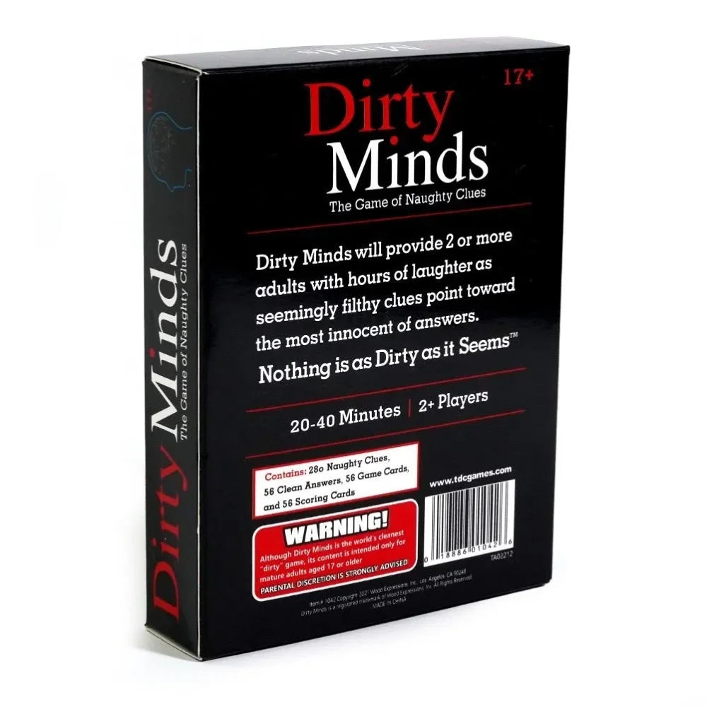 TDC Games Dirty Minds Card Game, Hilariously Twisted Party Card Games, Bachelorette Parties, Perfect for Game Night, Naughty Clu