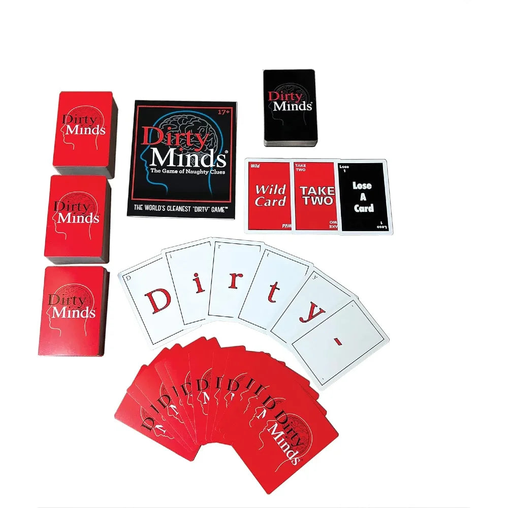 TDC Games Dirty Minds Card Game, Hilariously Twisted Party Card Games, Bachelorette Parties, Perfect for Game Night, Naughty Clu