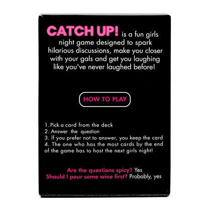 Tipsy Hoe Catch Up! Girls Night - Ladies Night Game for Party Bachelorette Parties and Bridal Shower Game Drinking Games