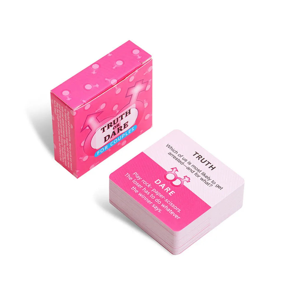 Truth or Dare Card Game for Couples Romantic Fun Intimate Conversation Starter for Lovers Partners Husband Wife