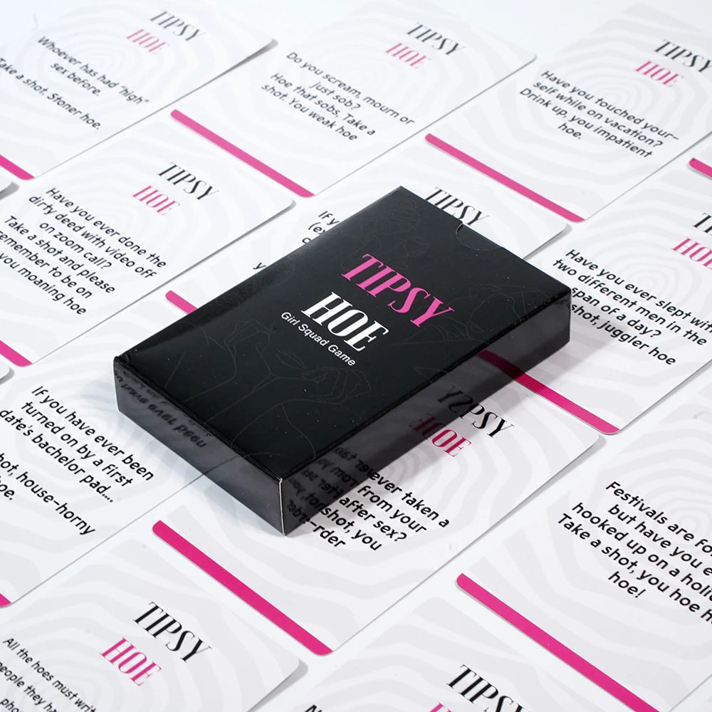 Tipsyhoe Night Game Ladies Night Game for Party Bachelorette Parties and Bridal Shower Game Drinking Games Tipsy Hoe