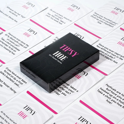 Tipsyhoe Night Game Ladies Night Game for Party Bachelorette Parties and Bridal Shower Game Drinking Games Tipsy Hoe
