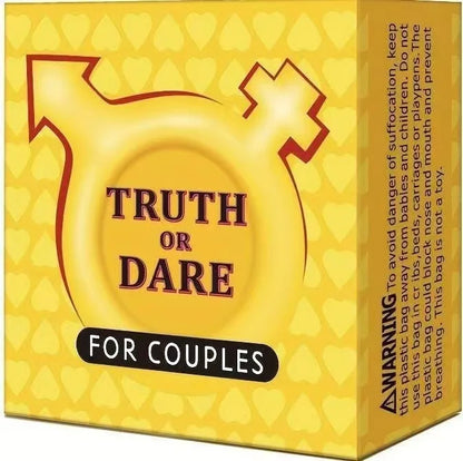 Truth or Dare Card Game for Couples Romantic Fun Intimate Conversation Starter for Lovers Partners Husband Wife