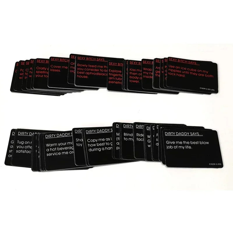 Adult Party Night Bedroom Card Game, Naughty Gift, Suitable For Couple Date Night,For Christmas, Halloween