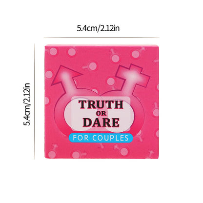 Truth or Dare Card Game for Couples Romantic Fun Intimate Conversation Starter for Lovers Partners Husband Wife
